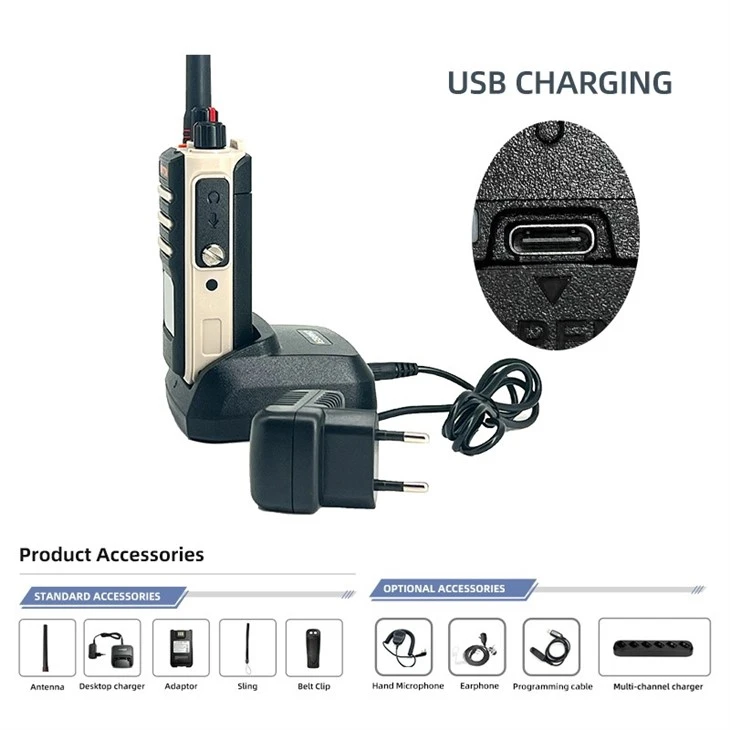 Walkie Talkie 5W Two Way Radio
