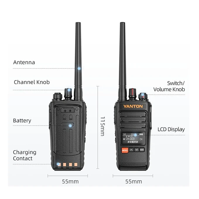 Walkie Talkie Long Range Two-way Portable Cb Radio